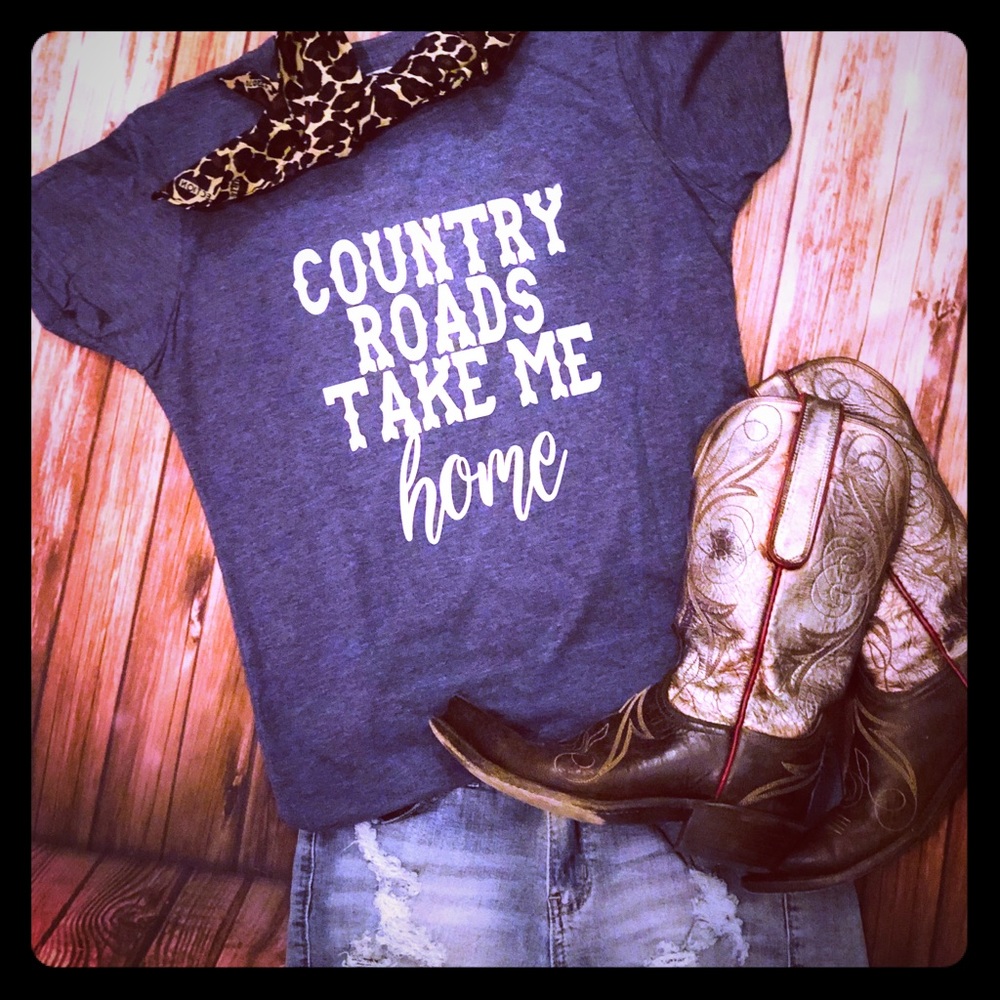 “Country Roads...” 🎶 Fitted T-shirt